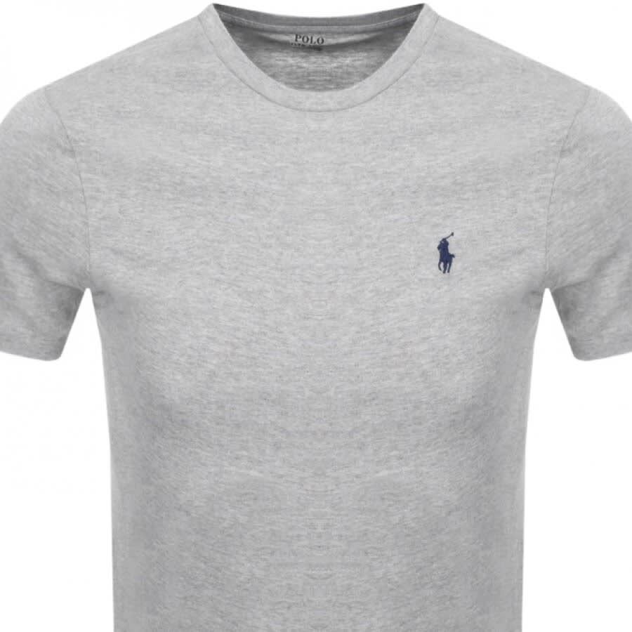 在庫処分セール テ Shirt T Neck Crew Lauren Ralph Grey Menswear Mainline | トップス